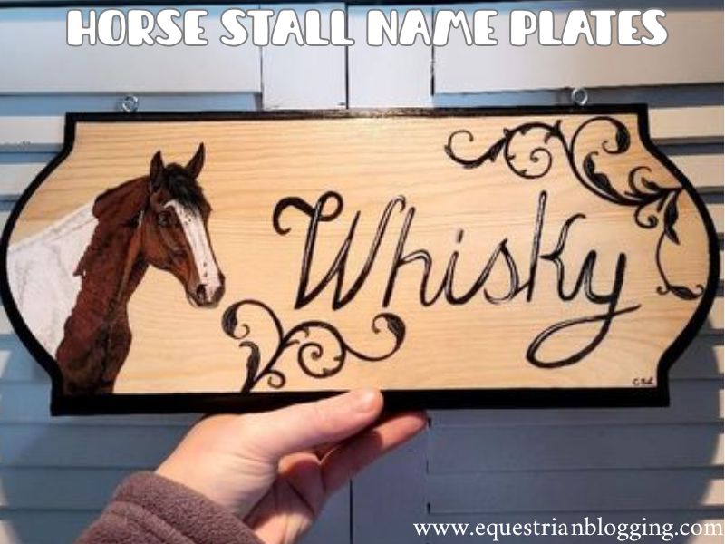 Horse Stall Name Plates
