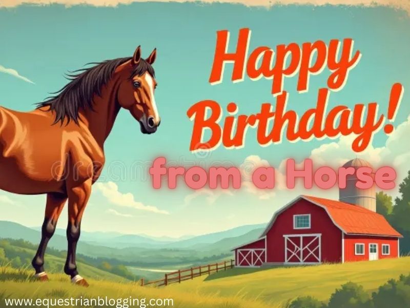 Happy Birthday from a Horse