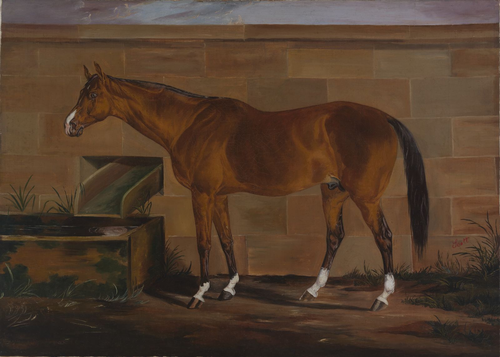 Lexington Horse Painting Thomas Scott